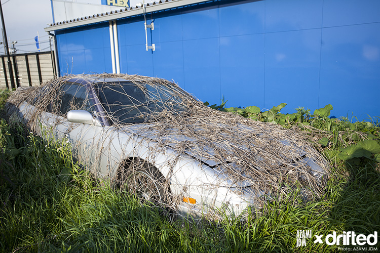 Tired Nissan 200sx S13.