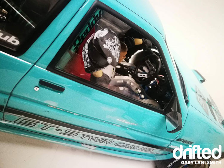 rc drift car ae86 driver helmet