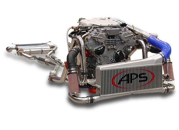 aps nissan twin setup 350z turbo kit