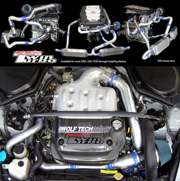 Turbo kit 350z single RZG Mid