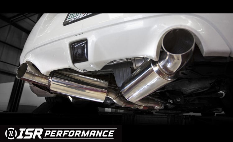 isr performance st series dual 370z exhaust