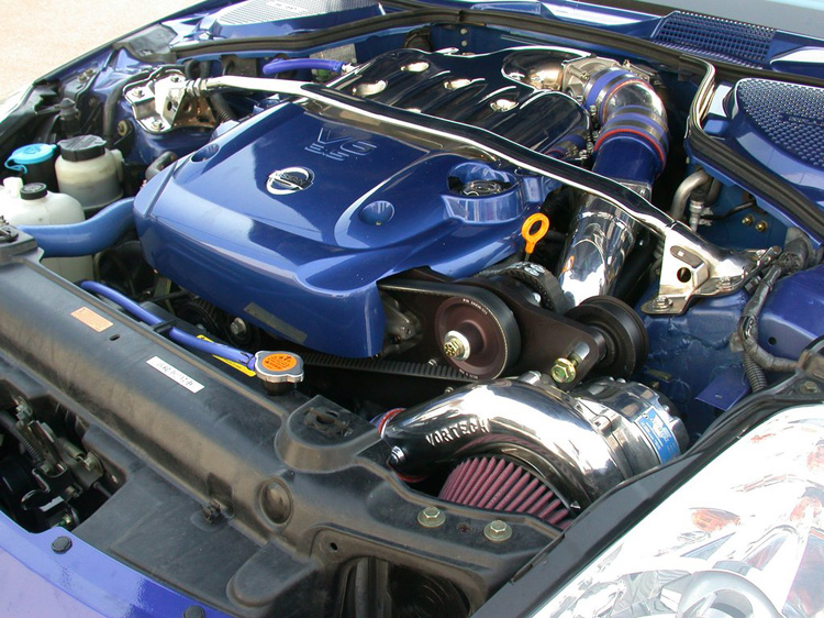 Fits 2003-2006 Nissan 350Z 350ZX INFINITI G35 FX35 3.5 3.5l V6 Air Intake Kit Systems BLUE