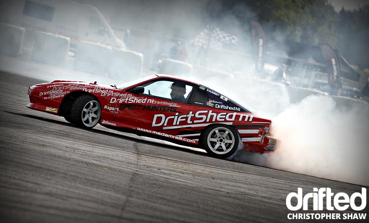 nissan 180sx s13 drifting side