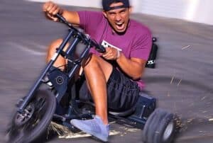 Electric Drift Scooter battle