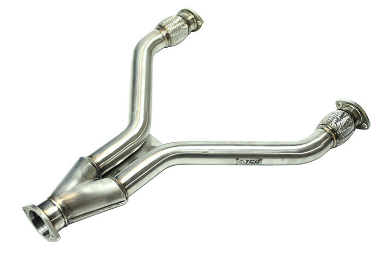 3/” Inlet Dual 3/” Outlet Y Pipe A-KARCK Exhaust Y Pipe 3 Inch Inlet Create Dual Exhausts Increased Torque