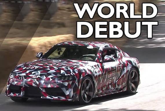 The New Toyota Supra A90 Debuts At Goodwood FOS