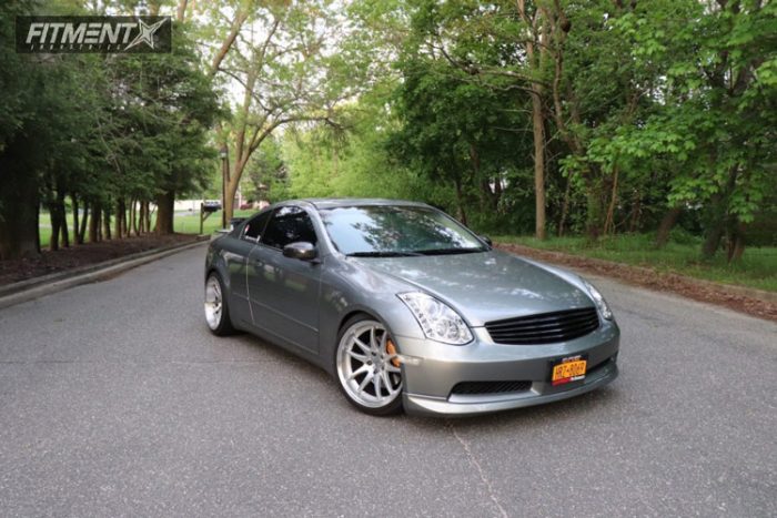 2004 g35 infiniti tein coilovers aodhan ds02 machined g35 coilover guide