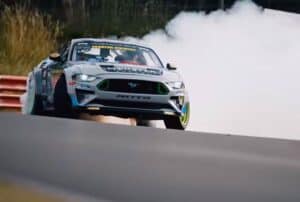 ford mustang drifts the nurburgring