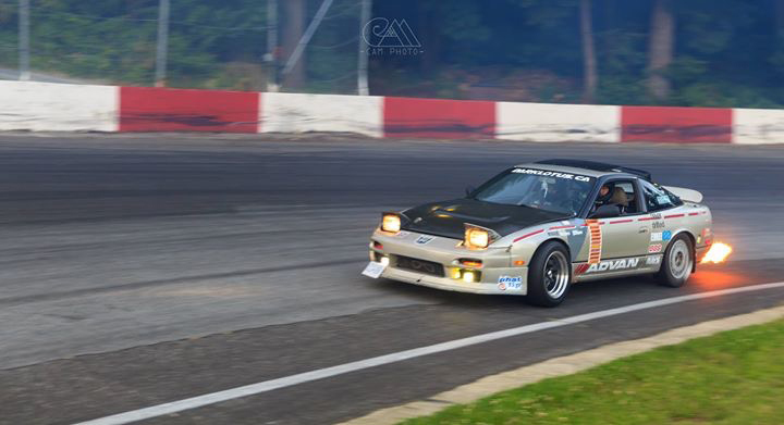 240sx s13 flaming