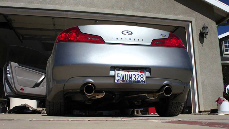 fast intentions g35 exhaust