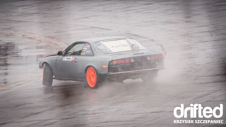 240sx s14 matt gray orange rims