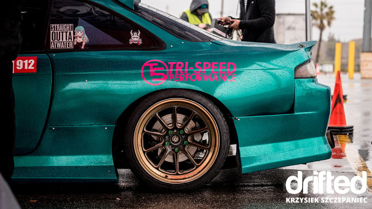 240sx s14 rear wheel detail