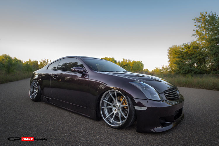 infiniti g35 bagged stance