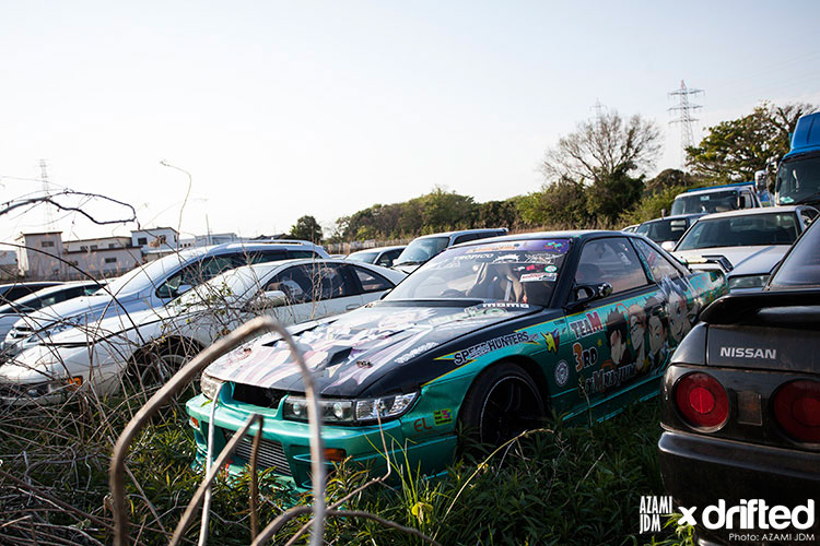 grass car storage garage