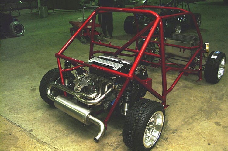 z car mini rollcage with honda k20