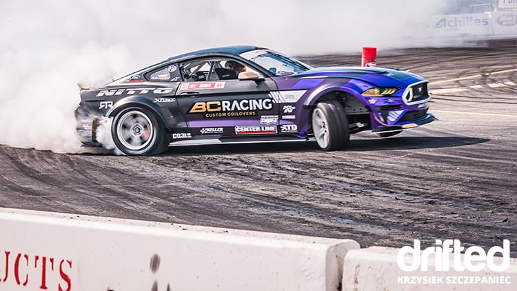 ford mustant rtr drifting