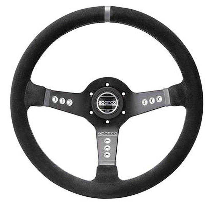 TÜV_M10 Sport Steering Wheel Ø 320mm Rally/Drift/Race/Universal DoradoTuning/Black 