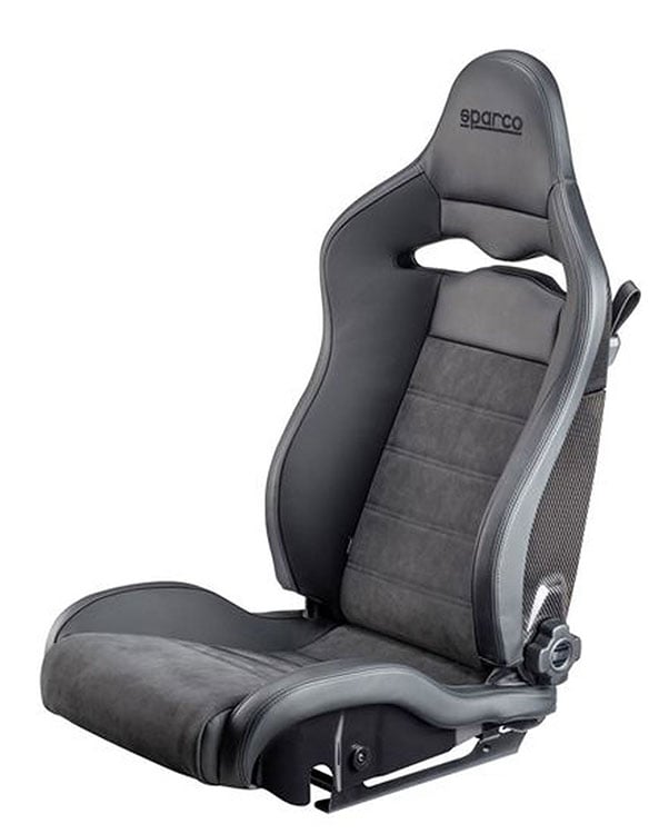 Sparco Evo XL QRT Fiberglass Black Competition Racing Seat 38 FIA