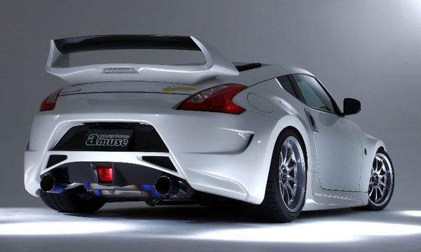 amuse carbon mix 370z spoiler