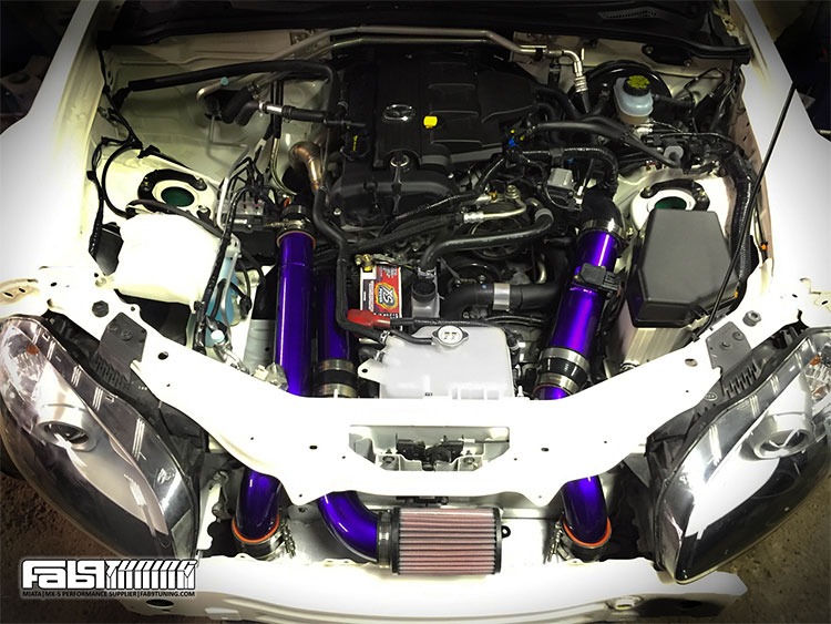 fab9 tuning nc engine bay miata miata turbo kit