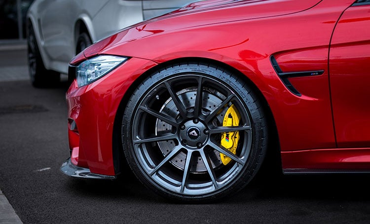 bmw m3 detail wheel shot