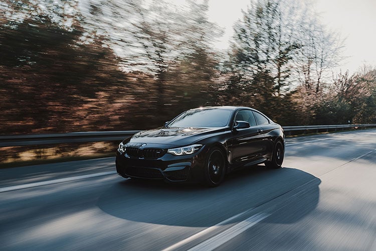 bmw m4 black rolling shots