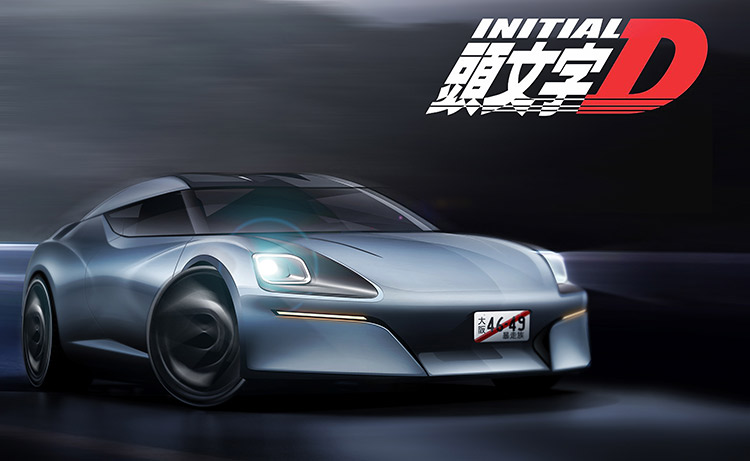 drift pan futuristic concept render nissan 400z