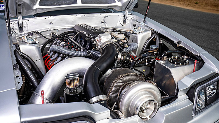 foxbody mustang with ls1 turbo kit