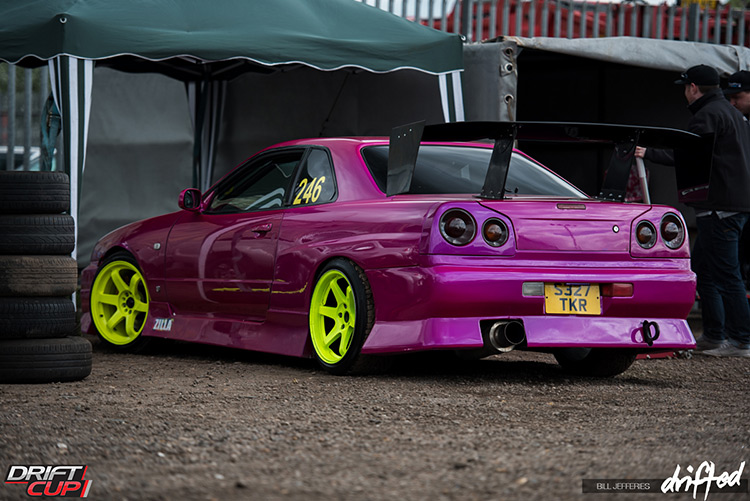 pink r34 rear