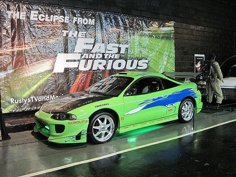 green mitsubishi eclipse