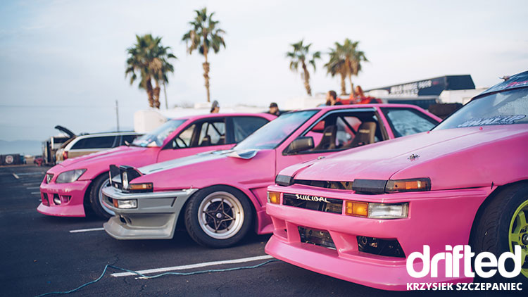 pink jdm drift team