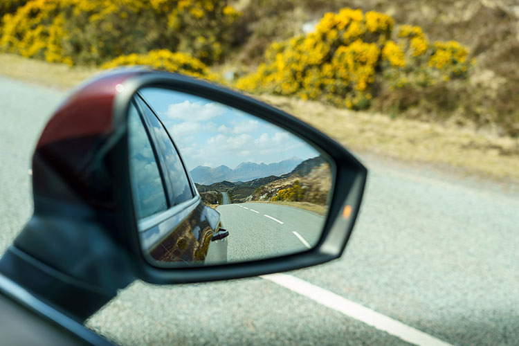 nc500 car trip wing mirrors