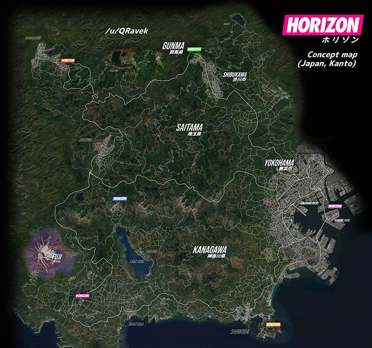 japan touge concept map