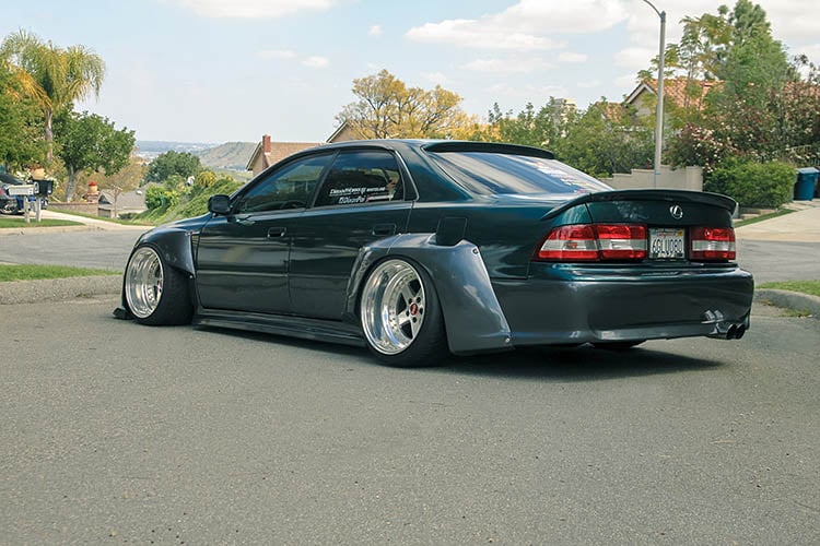 street lexus es300 widebody toyota