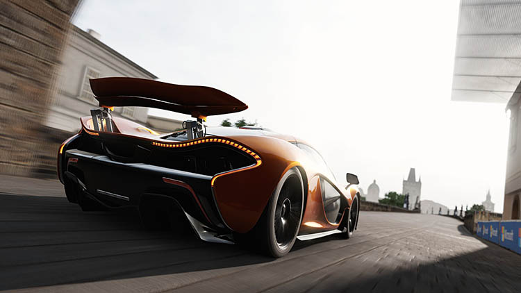 mclaren p1 rear