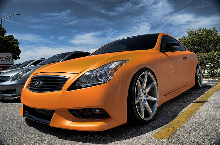 orange matte infiniti stance fitment wide