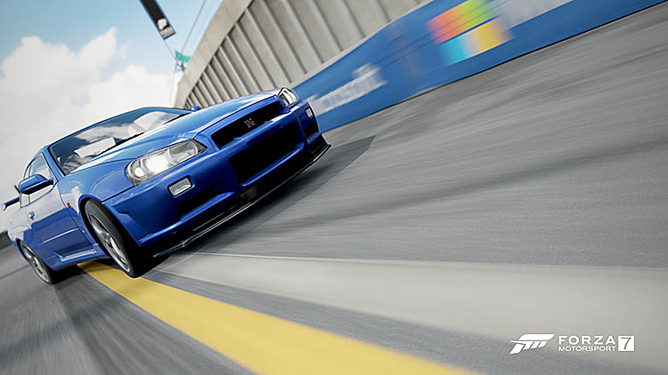 sideways drift godzilla nissan skyline r34 gtr