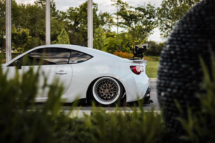 2013 brz subaru limited air lift performance air suspension esr sr01 bronze