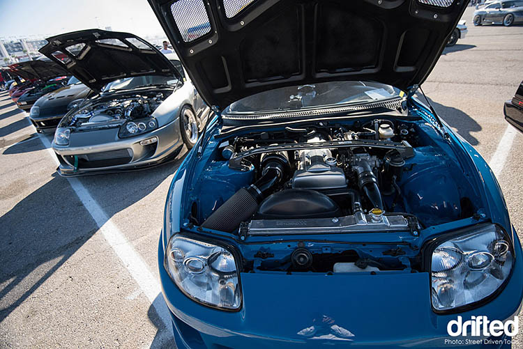 2jz gte supra engine bay