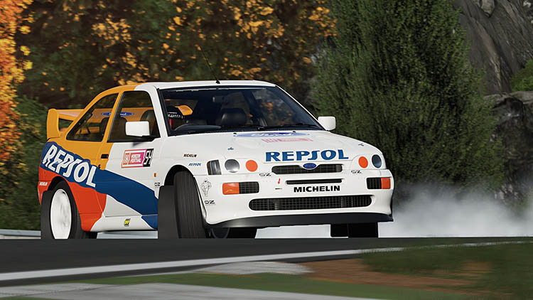 ford escort cosworth rs repsol drift rwd