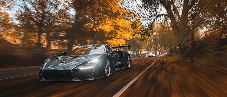 mclaren autumn leaves