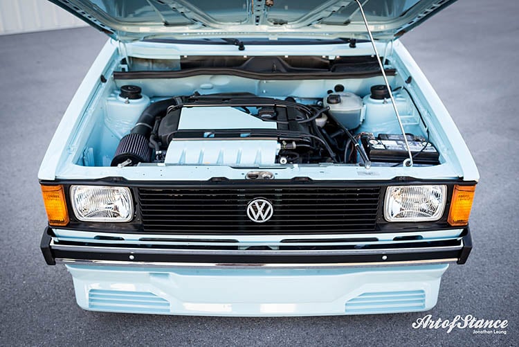 vw caddy mk1 bay shot blue