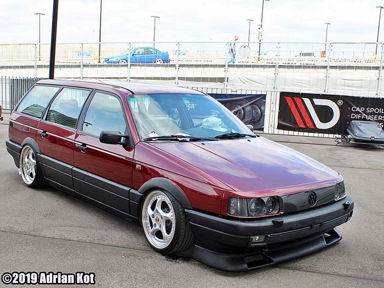 Bagged VW Passat B7 Avant on BBS Rims Tuning Story by Geb 