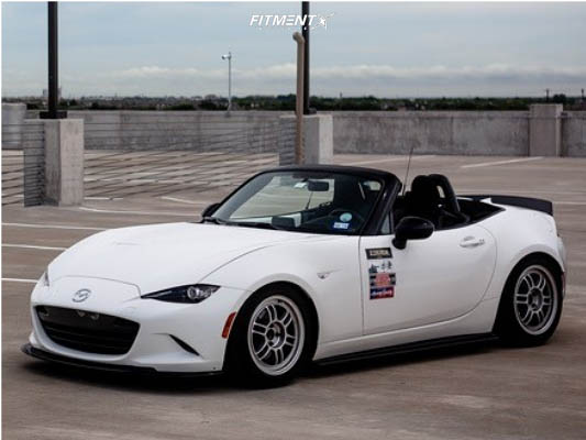 enkei rpf1 2016 mx 5 miata mazda club tein coilovers silver