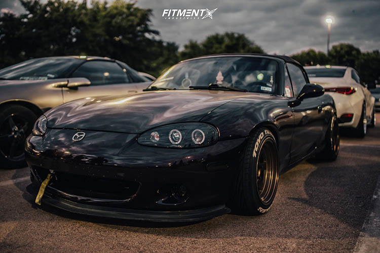 halo angel lights nb 2004 miata mazda base megan racing coilovers rota grid bronze