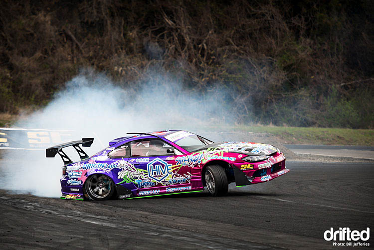 naoki nakamura wheelie nikko circuit japan drift nissan silvia s15