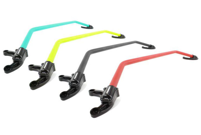 perrin front strut brace subaru wrx sti black red neon yellow hyper teal brace strut bars