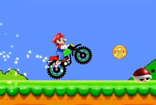 super mario wheelie