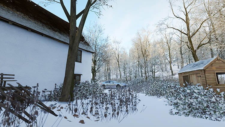 Take a full look at Forza Horizon 4's frosty winter season map