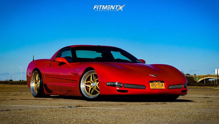 chevrolet corvette z06 pfadt coilovers heritage ebisu gold